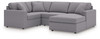 Modmax - U-Shaped Sectional - Granite