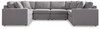 Modmax - U-Shaped Sectional - Granite
