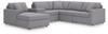 Modmax - U-Shaped Sectional - Granite