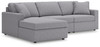 Modmax - L-Shaped Sectional - Granite