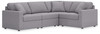 Modmax - L-Shaped Sectional - Granite