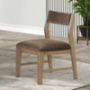 Viera - Upholstered Side Chair (Set of 2) - Natural Oak