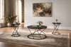 Doran - Occasional Table Set (1 Coffee & 2 End Tables) - Dark Brown / Black
