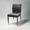 Cargo - Chair - Gray Synthetic Leather & Gunmetal