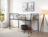Cordelia - Twin Loft Bed With Slide - Antique Oak, Sandy Black & Dark Bronze Hand-Brushed