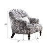 Saira - Chair With Pillow - Pattern Fabric