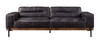 Silchester - Sofa - Antique Ebony Top Grain Leather