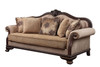 Chateau De Ville - Sofa With 5 Pillows Same Lv01588) - Fabric & Espresso