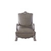 Dresden - Chair With Pillow - Synthetic Leather & Vintage Bone White