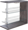 SKYLINE Gray 48" Wide Bar Unit with Storage