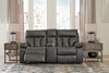 Willamen - Quarry - Dbl Rec Loveseat W/Console