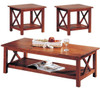 Sofie Oak 3 Piece Table Set