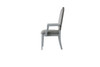 House Marchese - Arm Chair (Set of 2) - Two Tone Gray Fabric & Pearl Gray