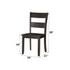Haddie - Side Chair Set of 2) - Distressed Walnut