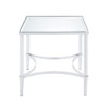 Petunia - End Table - Chrome & Mirror