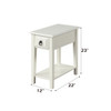 Jeana - Accent Table - White