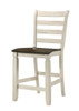 Tasnim - Counter Height Chair Set of 2) - Oak & Antique White