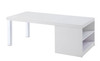 Harta - Coffee Table - White High Gloss & Chrome