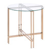 Veises - End Table - Champagne