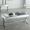 Yuri - Coffee Table - Mirrored & Chrome