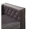 Gillian II - Loveseat - Dark Gray Velvet