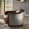Brancaster - Chair - Retro Brown Top Grain Leather & Aluminum