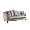 Sheridan - Sofa With 7 Pillows - Cream Fabric