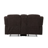Madden - Motion Loveseat With Console - Brown Chenille