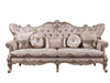 Jayceon - Sofa With 5 Pillows - Fabric & Champagne