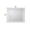 Naima II - Mirror - White High Gloss