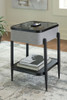 Jorvalee - Accent Table with Speaker - Gray / Black