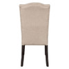 Gerardo - Side Chair (Set of 2) - Beige Linen & Weathered Espresso