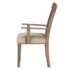 Nathaniel - Arm Chair Set of 2) - Fabric & Maple