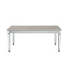 Varian - Dining Table - Mirrored & Antique Platinum
