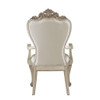 Gorsedd - Arm Chair (Set of 2) - Cream Fabric & Golden Ivory