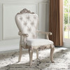 Gorsedd - Arm Chair (Set of 2) - Cream Fabric & Golden Ivory