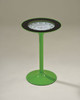 Delroy Green Side Table With Clock