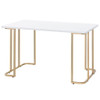 Estie - Writing Desk (Same Ac00902) - White & Gold