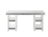 Noralie - Writing Desk - Mirrored & Faux Diamonds