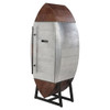 Brancaster - Wine Cooler - Retro Brown Top Grain Leather & Aluminum