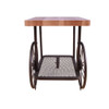 Francie - End Table - Oak & Antique Gray