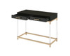 Adiel - Accent Table - Black & Gold Finish