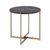 Bromia - End Table - Black & Champagne