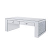 Noralie - 19"H Coffee Table - Mirrored & Faux Diamonds