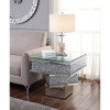Noralie - End Table - Mirrored & Faux Diamonds