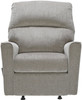 STELLAR Nickel 34" Wide Rocker Recliner