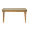 Daesha - Sofa Table - Marble Top & Antique Gold