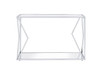 Virtue - Accent Table - Clear Glass & Chrome Finish