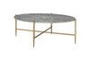 Tainte - Coffee Table - Faux Marble & Champagne Finish