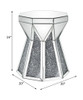 Noralie - End Table - Mirrored & Faux Diamonds